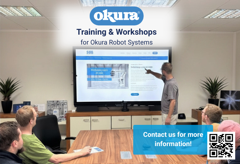 We offer training courses and workshops for our Okura robots